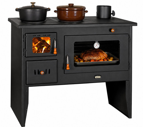 Cucina stufa legna forno - a,