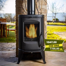 Stufa a legna 100% Ghisa