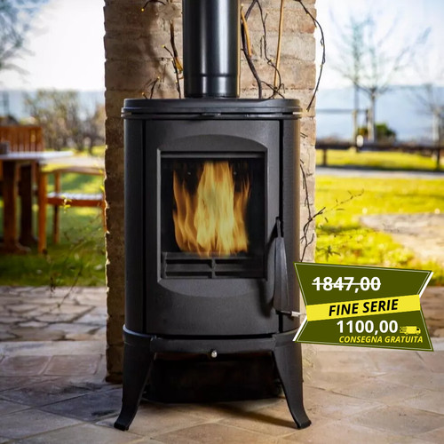 Stufa legna 100 ghisa - stufa, a