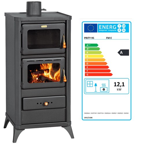 Stufa legna con forno - legna,