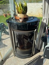 stufa a legna in ghisa e