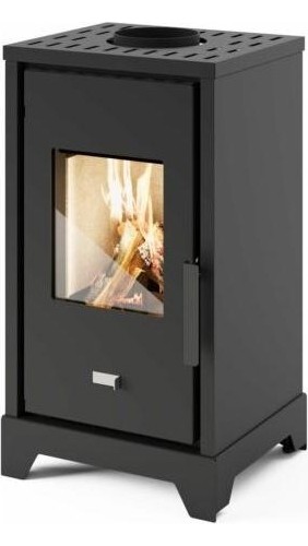 Stufa legna acciaio 6kw - stufa,