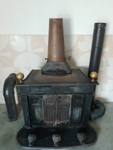 Stufa legna ghisa marca - in,