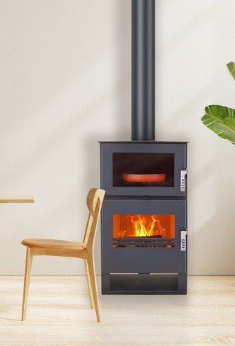 Stufa legna con forno - stufa,
