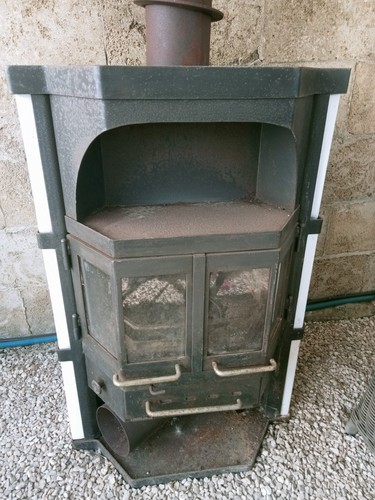 Stufa legna metallo - a,